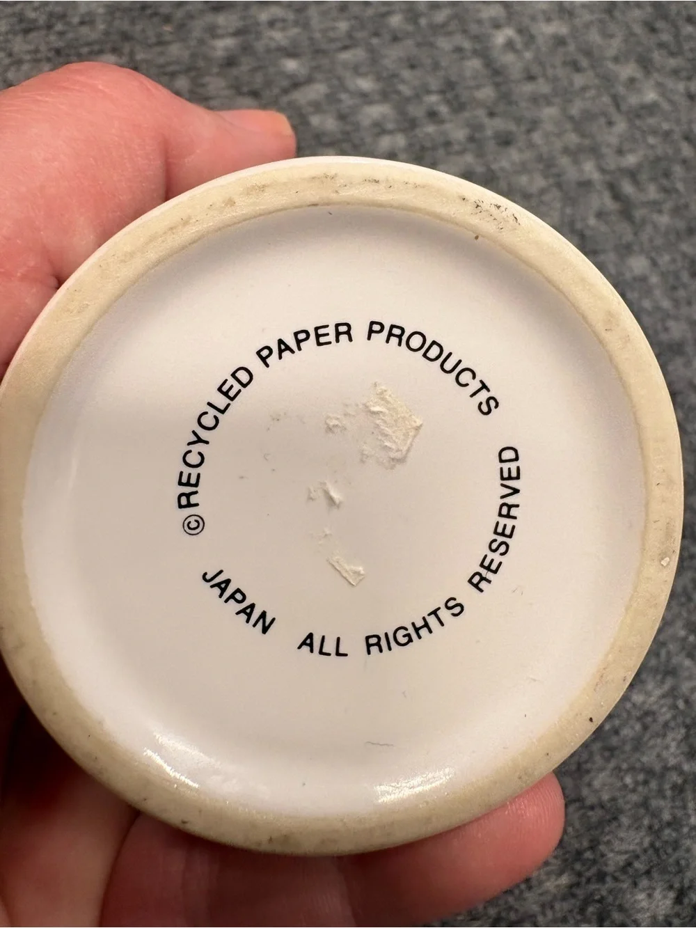 Recycled Paper Products white ceramic